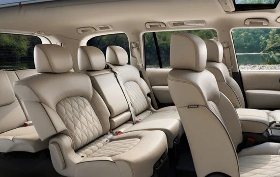 2023 Nissan Armada showing 8 seats | Coral Springs Nissan in Coral Springs FL