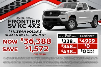 New 2024 Nissan Frontier