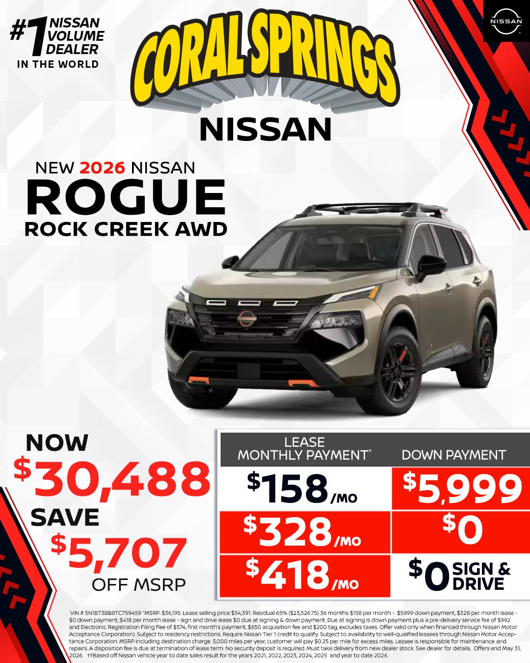 2026 Nissan Rogue Rock Creek