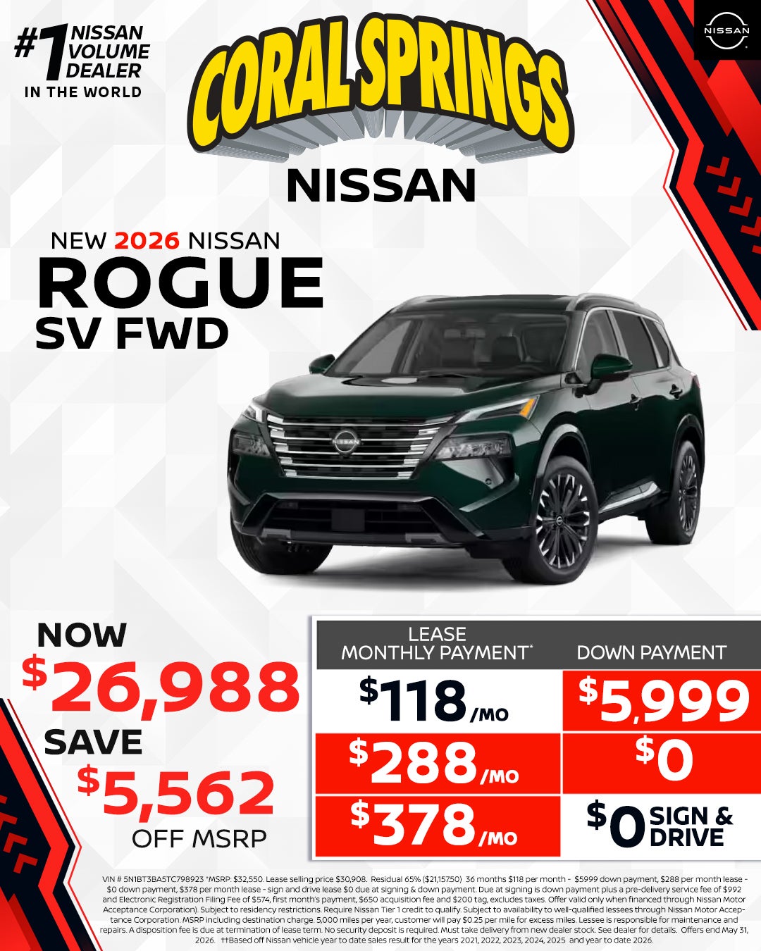 2026 Nissan Rogue SV