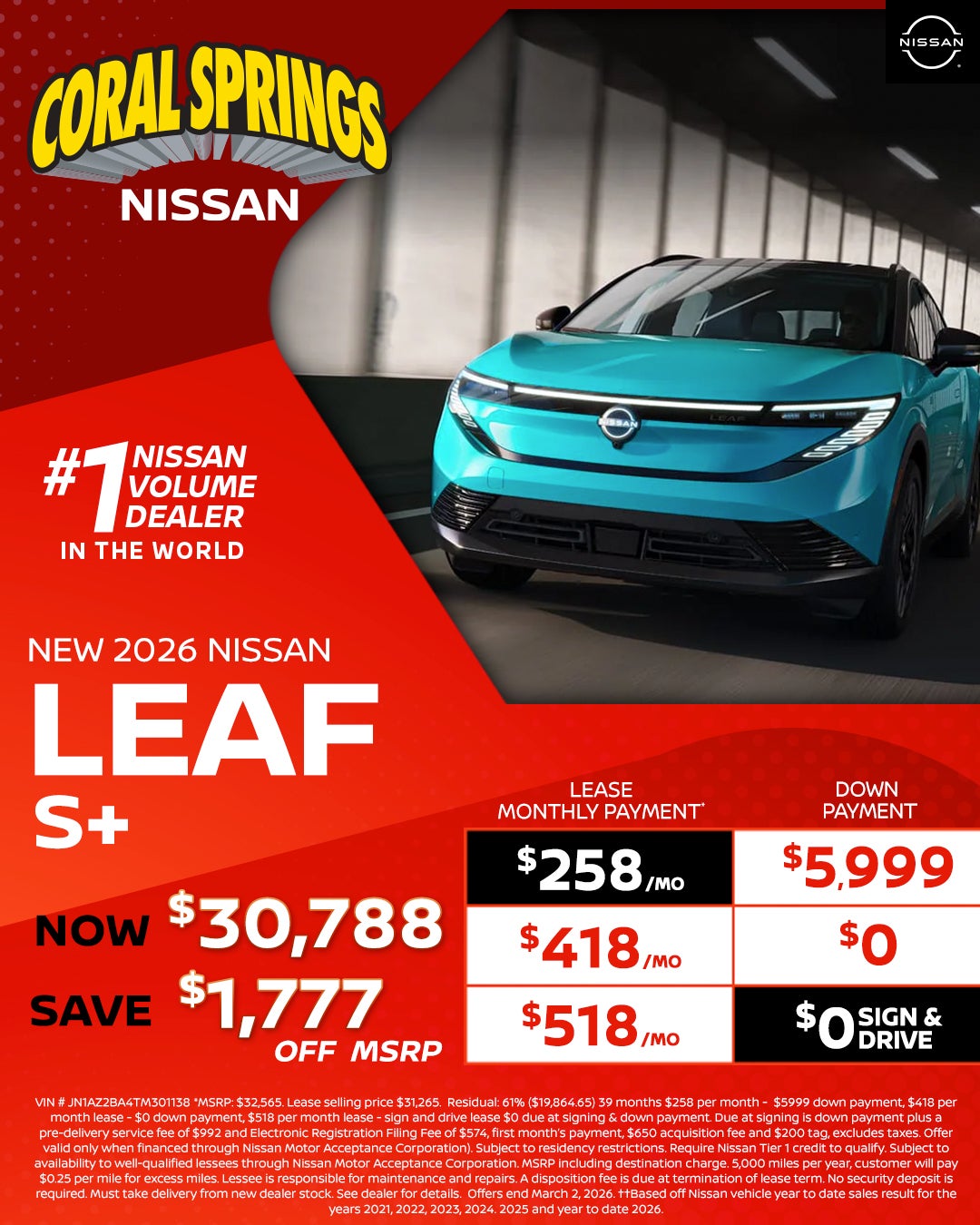 2026 Nissan Leaf