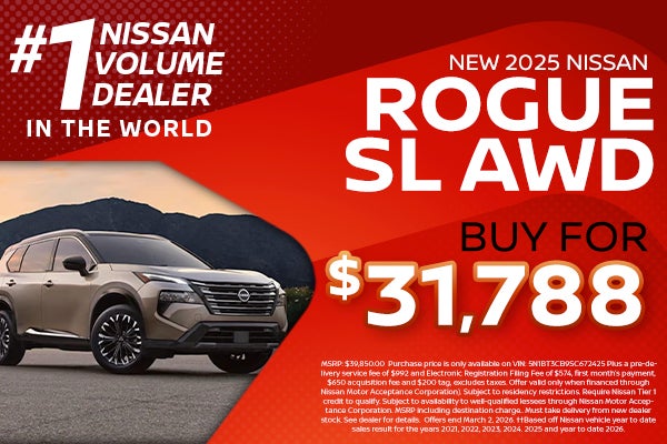 2025 Nissan Rogue $31,788