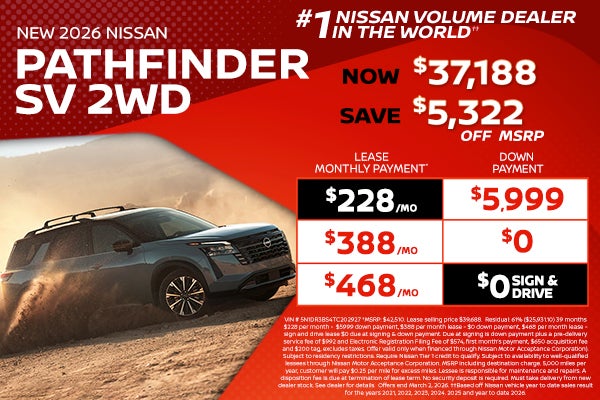 2025 Nissan Pathfinder $30,988