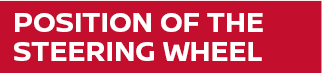 Position of the Steering Wheel
