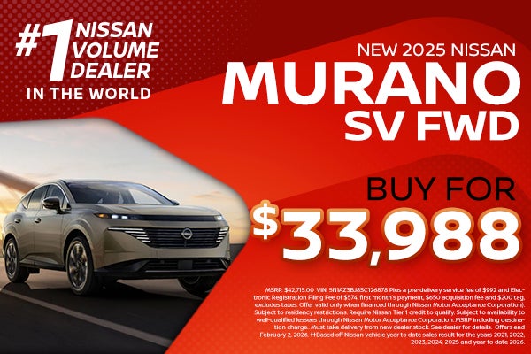 New 2025 Nissan Murano