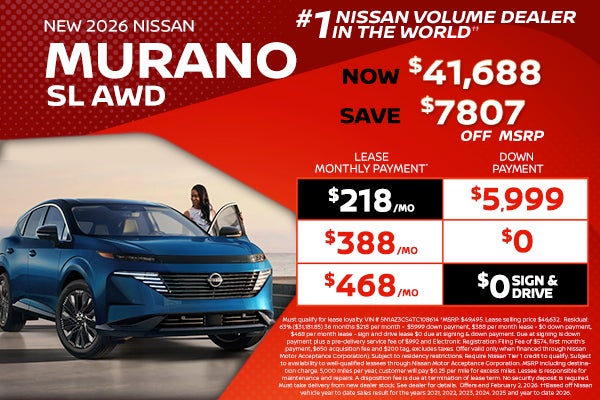 New 2026 Nissan Murano